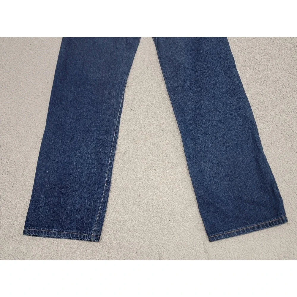 SPURR Jeans Mens 31 (Fits‎ 28x29) Blue Denim Straight Button Fly Selvedge USA